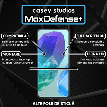 MaxDefense+ Glass Film - Samsung Galaxy M55 - Black
