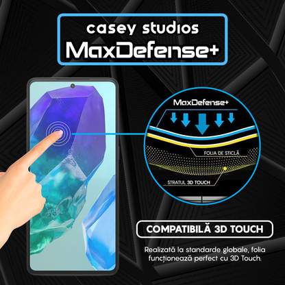 MaxDefense+ Glass Film - Samsung Galaxy M55 - Black
