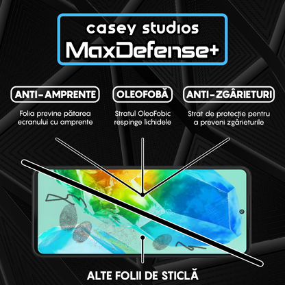 MaxDefense+ Glass Film - Samsung Galaxy M55s - Black