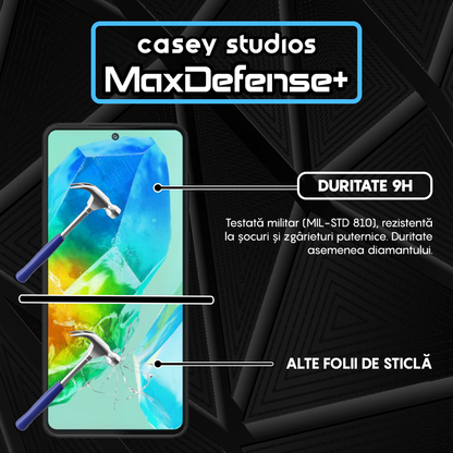 MaxDefense+ Glass Film - Samsung Galaxy M55s - Black