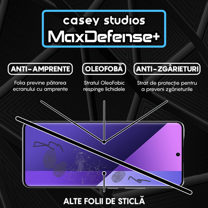 MaxDefense+ Tempered Glass - Xiaomi 13 Pro - Black