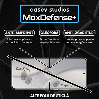 Folie Sticla MaxDefense+ - Xiaomi 15 Ultra - Negru