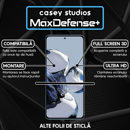 MaxDefense+ Glass Film - Xiaomi 12T/Xiaomi 12T Pro - Black