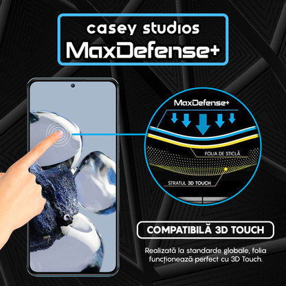 MaxDefense+ Glass Film - Xiaomi 12T/Xiaomi 12T Pro - Black