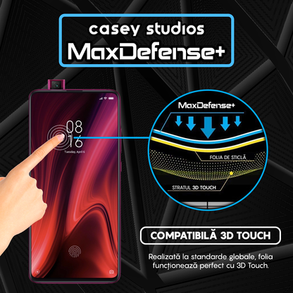 MaxDefense+ Tempered Glass - Xiaomi Mi 9T/Redmi K20/Redmi K20 Pro - Black