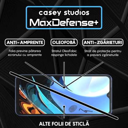 MaxDefense+ Tempered Glass - Xiaomi Poco M3/Redmi 9T - Black