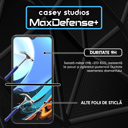 MaxDefense+ Tempered Glass - Xiaomi Poco M3/Redmi 9T - Black