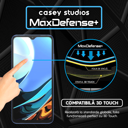 MaxDefense+ Tempered Glass - Xiaomi Poco M3/Redmi 9T - Black
