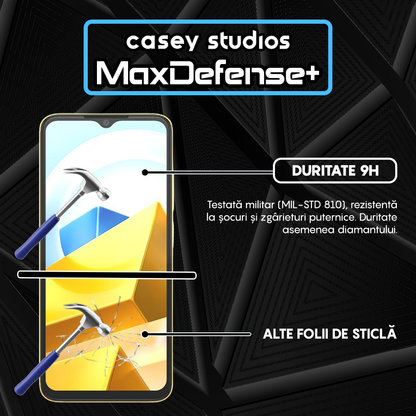 MaxDefense+ Glass Film - Xiaomi Poco M5 - Black