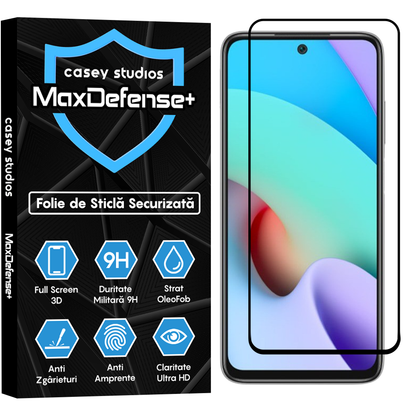 MaxDefense+ Glass Film - Xiaomi Redmi 10/Redmi 10 2022 - Black