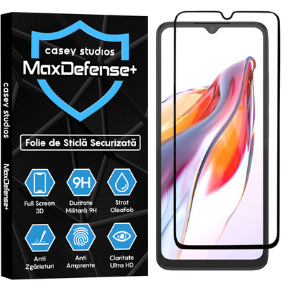 MaxDefense+ Glass Film - Xiaomi Redmi 10C/12C - Black