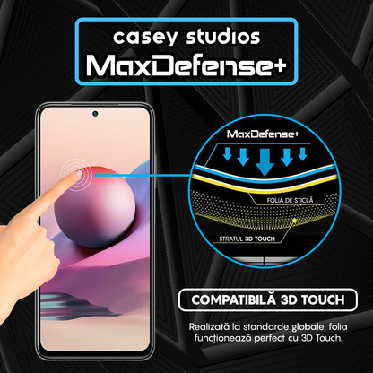 MaxDefense+ Tempered Glass - Xiaomi Redmi Note 10 Pro/Redmi Note 10 Pro Max - Black