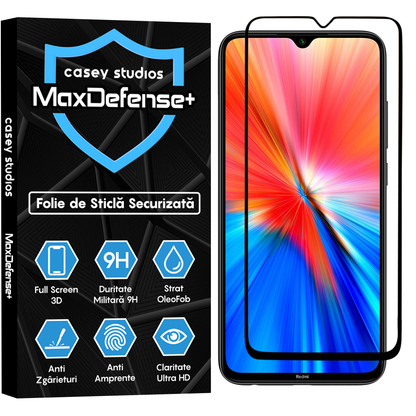 MaxDefense+ Glass Film - Xiaomi Redmi Note 8/Redmi Note 8 2021 - Black