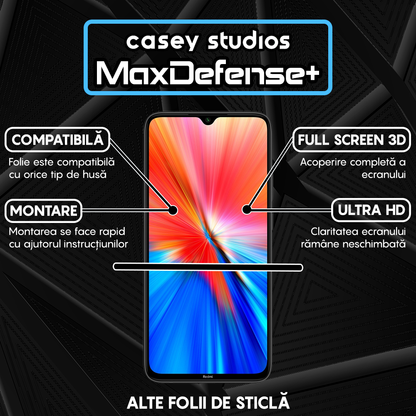 MaxDefense+ Glass Film - Xiaomi Redmi Note 8/Redmi Note 8 2021 - Black