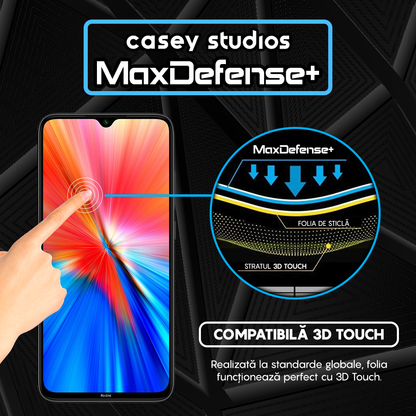 MaxDefense+ Glass Film - Xiaomi Redmi Note 8/Redmi Note 8 2021 - Black