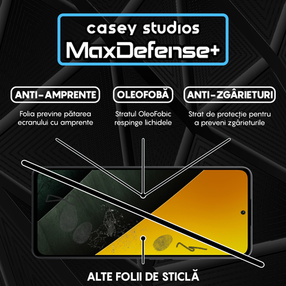 MaxDefense+ Glass Film - Xiaomi Poco M7 Pro 5G - Black