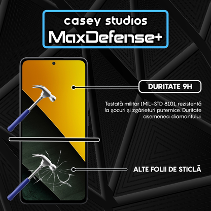 MaxDefense+ Glass Film - Xiaomi Poco M7 Pro 5G - Black