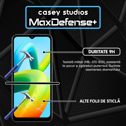 MaxDefense+ Glass Film - Xiaomi Redmi A1/Redmi A1 Plus/Redmi A2/Redmi A2 Plus - Black