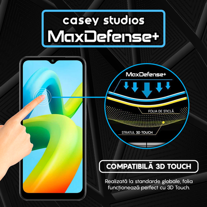MaxDefense+ Glass Film - Xiaomi Redmi A1/Redmi A1 Plus/Redmi A2/Redmi A2 Plus - Black