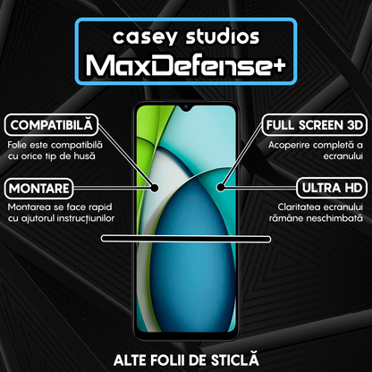 MaxDefense+ Glass Film - Xiaomi Redmi A3x - Black