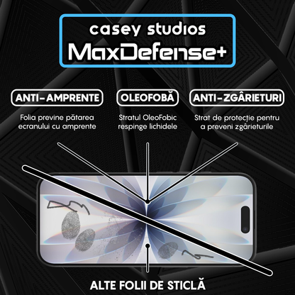 Folie Sticla MaxDefense+ - iPhone 17 - Matte