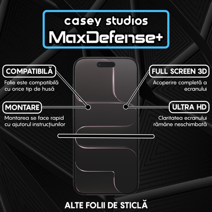 Folie Sticla MaxDefense+ - iPhone 17 Air - Matte