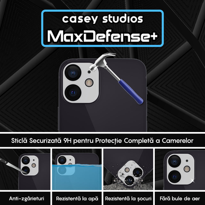 Set 2x Folie Camera MaxDefense+ - iPhone 12 - Clear