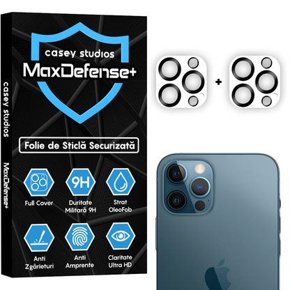 Set 2x MaxDefense+ Camera Lens Protector - iPhone 12 Pro - Clear