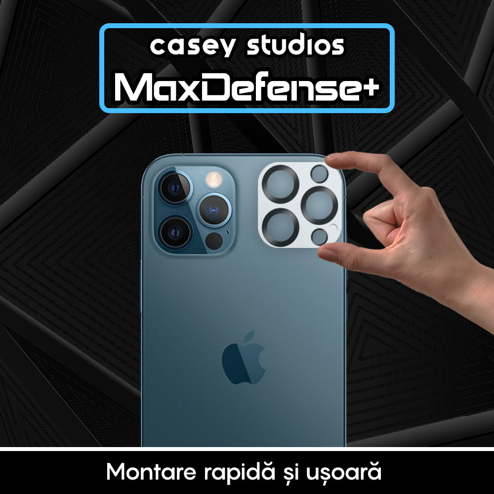 Set 2x Folie Camera MaxDefense+ - iPhone 12 Pro - Clear