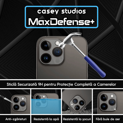 Set 2x Folie Camera MaxDefense+ - iPhone 14 Pro Max/14 Pro - Clear