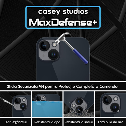 Set 2x MaxDefense+ Camera Protector - iPhone 15/15 Plus - Clear