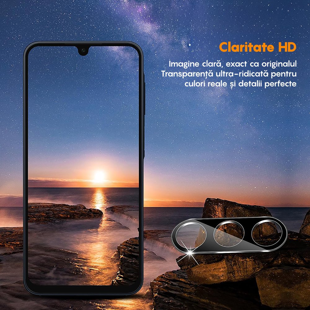 Set 2x Folie Camera MaxDefense+ - Samsung Galaxy A54 5G - Clear