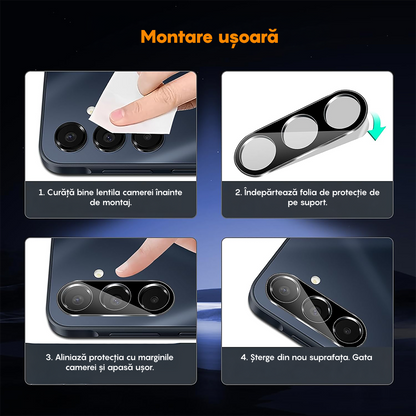 Set 2x Folie Camera MaxDefense+ - Samsung Galaxy A55 - Clear