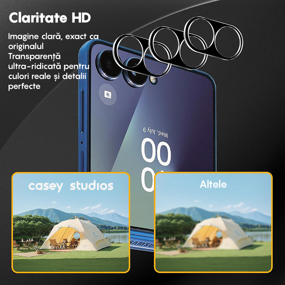 Set 2x MaxDefense+ Camera Film - Samsung Galaxy Z Flip7 - Clear