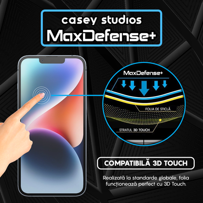 Folie Sticla MaxDefense+ - iPhone 14 - Privacy