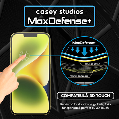 Folie Sticla MaxDefense+ - iPhone 14 Plus - Privacy