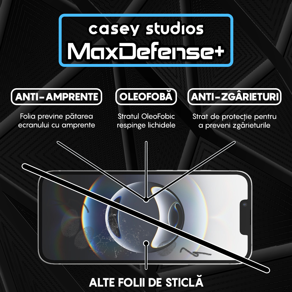 Folie Sticla MaxDefense+ - iPhone 16e - Privacy