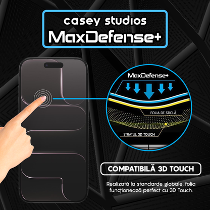 Folie Sticla MaxDefense+ - iPhone 17 Air - Privacy