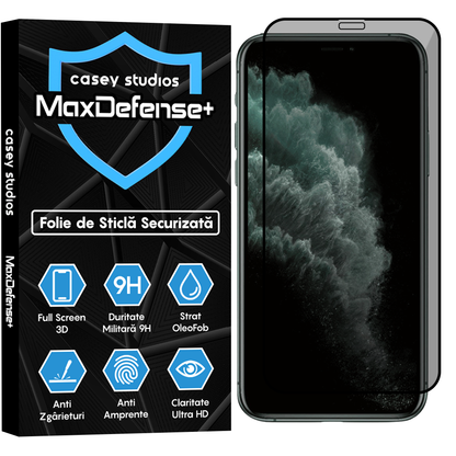MaxDefense+ Glass Film - iPhone 11 Pro - Privacy
