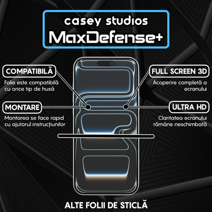 MaxDefense+ Glass Film - iPhone 17 Pro Max - Clear