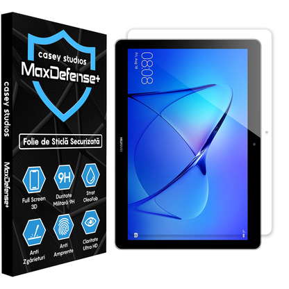 MaxDefense+ Tempered Glass Screen Protector - Huawei MediaPad T3 10" - Clear