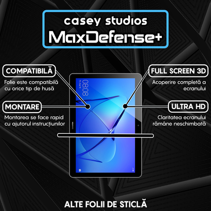 MaxDefense+ Tempered Glass Screen Protector - Huawei MediaPad T3 10" - Clear