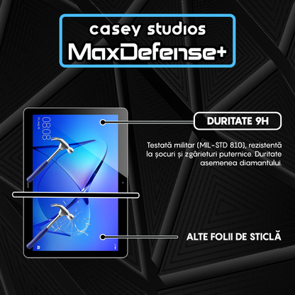 MaxDefense+ Tempered Glass Screen Protector - Huawei MediaPad T3 10" - Clear