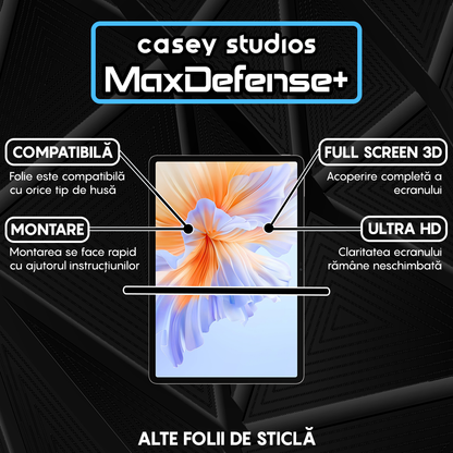 MaxDefense+ Tempered Glass - Honor Pad V9 - Clear
