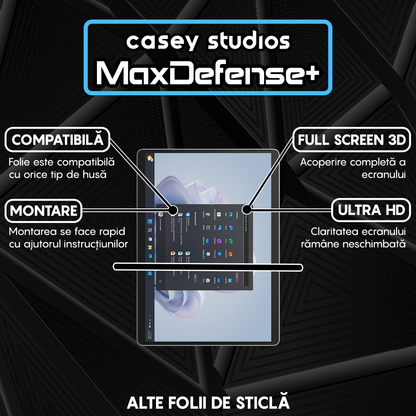 MaxDefense+ Glass Film - Microsoft Surface Pro 9 - Clear
