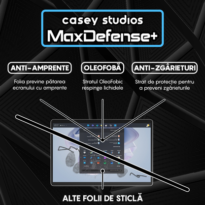 MaxDefense+ Glass Film - Microsoft Surface Pro 9 - Clear