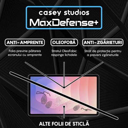 Folie Sticla MaxDefense+ - Galaxy Tab A11+ - Clear