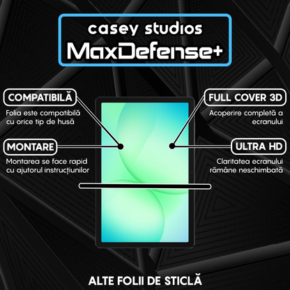 Folie Sticla MaxDefense+ - Galaxy Tab A11+ 5G - Clear