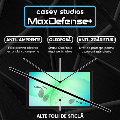 Folie Sticla MaxDefense+ - Galaxy Tab A11+ 5G - Clear