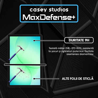 Folie Sticla MaxDefense+ - Galaxy Tab A11+ 5G - Clear